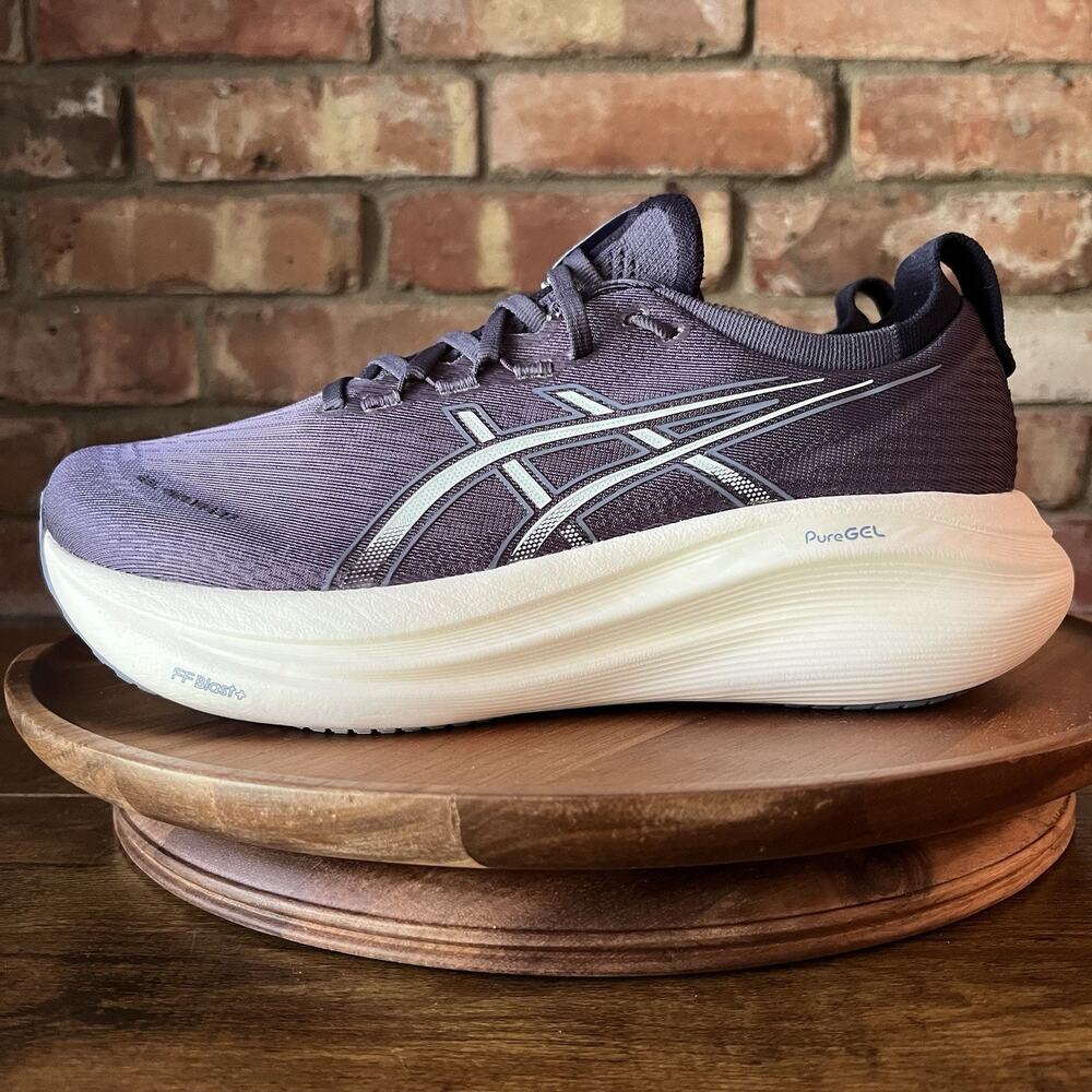 Asics Gel-Nimbus 27 Womens 9 Running FF Blast Max Cushion Blue Shoes Sneakers